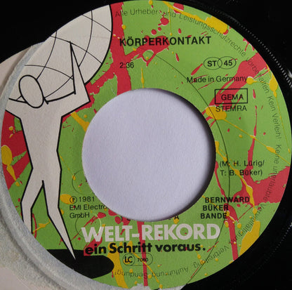 Bernward Büker Bande : Körperkontakt (7", Single)