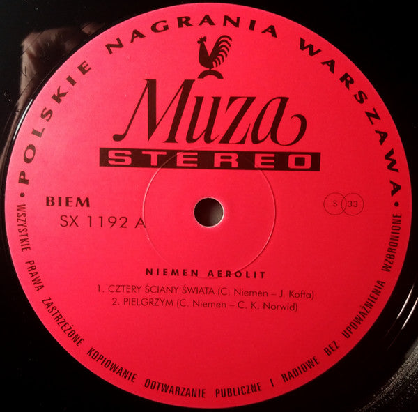 Niemen* : Niemen Aerolit (LP, Album, RE, Red)