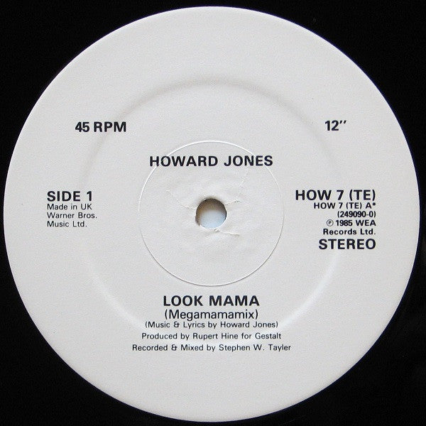 Howard Jones : Look Mama (Megamamamix) (12")