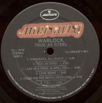 Warlock (2) : True As Steel (LP, Album)