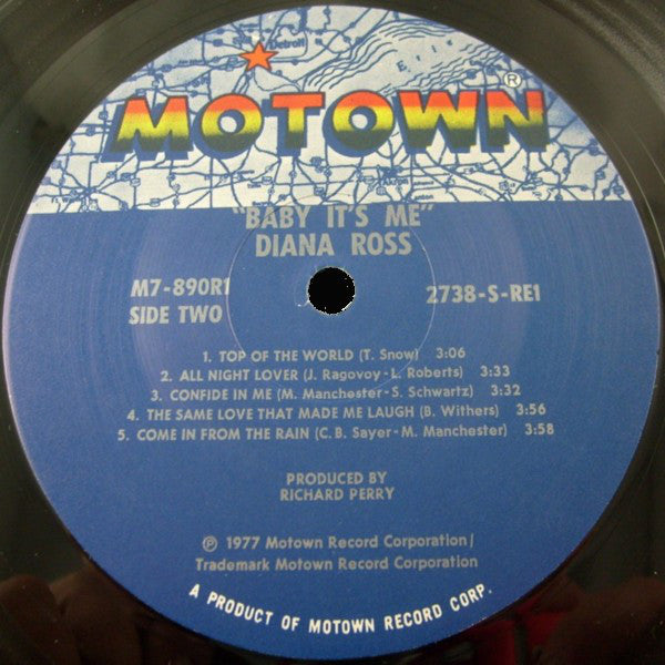 Diana Ross : Baby It's Me (LP, Album, Mon)