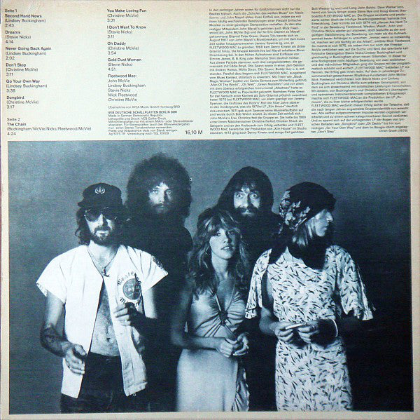 Fleetwood Mac : Rumours (LP, Album, Sma)