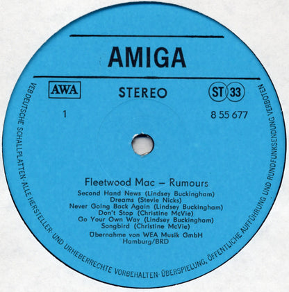 Fleetwood Mac : Rumours (LP, Album, Sma)