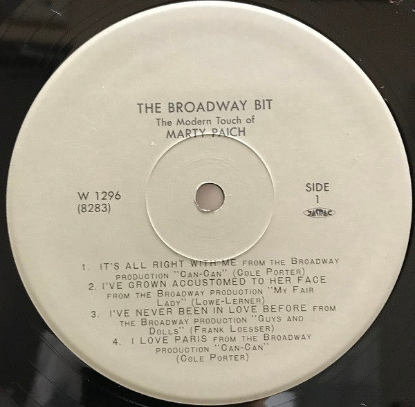Marty Paich : The Modern Touch Of Marty Paich - The Broadway Bit (LP, Album, Mono, RE)