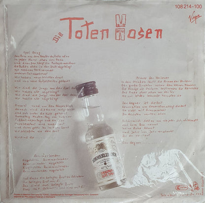 Die Toten Hosen : Bommerlunder / Opel Gang (7", Single, RE)