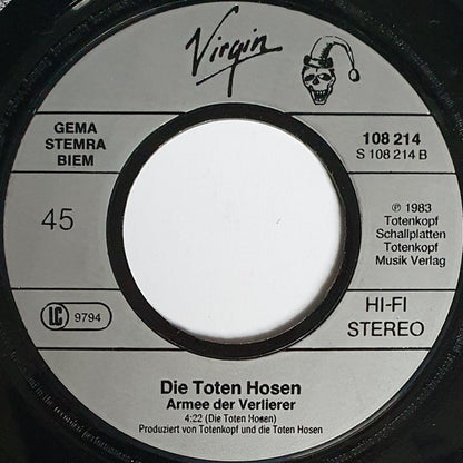 Die Toten Hosen : Bommerlunder / Opel Gang (7", Single, RE)
