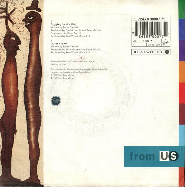 Peter Gabriel : Digging In The Dirt (7", Single)