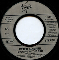 Peter Gabriel : Digging In The Dirt (7", Single)