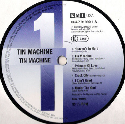 Tin Machine : Tin Machine (LP, Album)