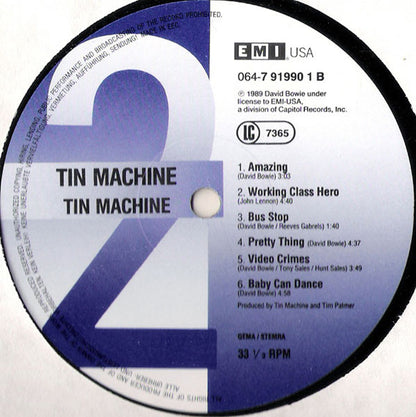Tin Machine : Tin Machine (LP, Album)
