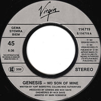 Genesis : No Son Of Mine (7", Single)