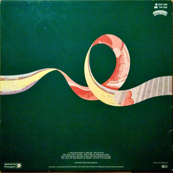 The Alan Parsons Project : Tales Of Mystery And Imagination (LP, Album, RE)