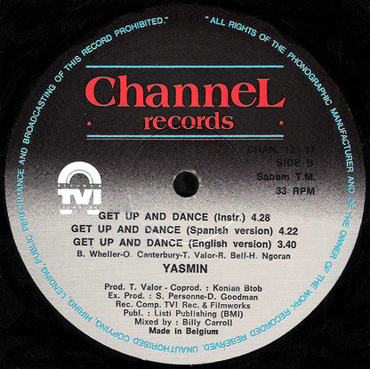 Yasmin* : Get Up And Dance (12")