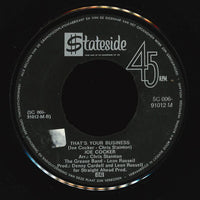 Joe Cocker : She Came In Through The Bathroom Window / That's Your Business (7", Single)