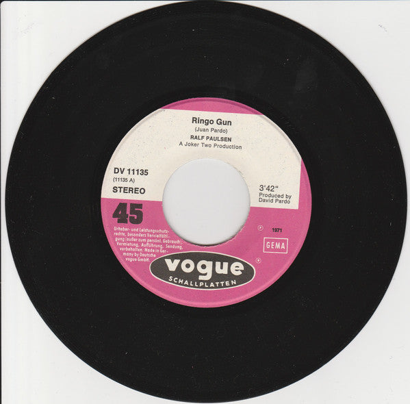 Ralph Paulsen* : Ringo Gun (7")