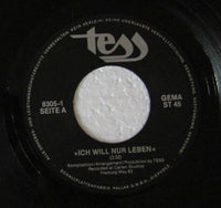 Tess (32) : Ich Will Nur Leben / Mach Was Du Willst (7", Single)
