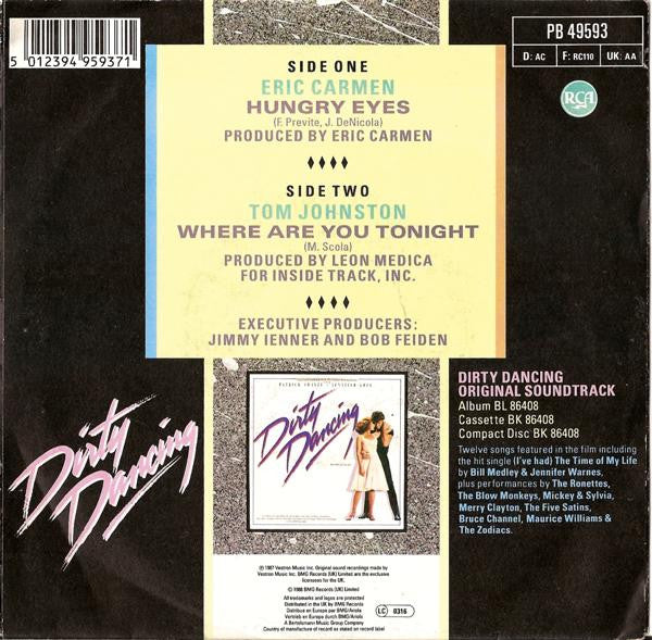 Eric Carmen : Hungry Eyes (7", Single)