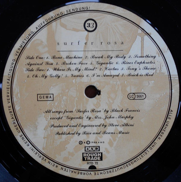Pixies : Surfer Rosa (LP, Album)
