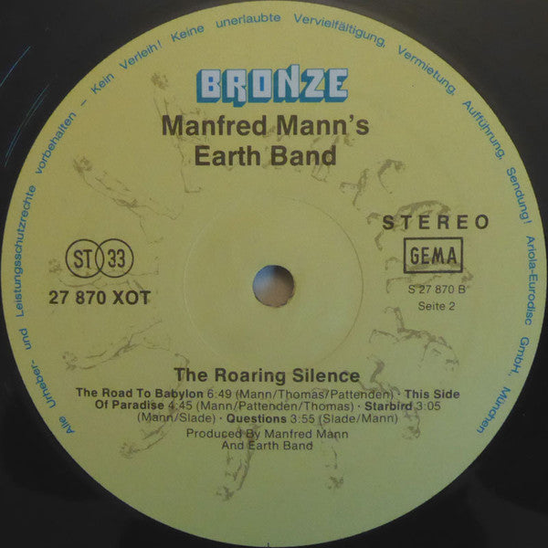 Manfred Mann's Earth Band : The Roaring Silence (LP, Album)