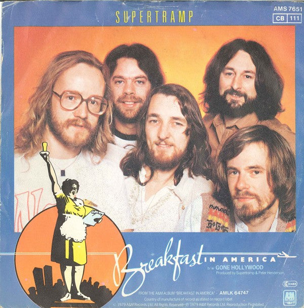 Supertramp : Breakfast In America (7", Single)