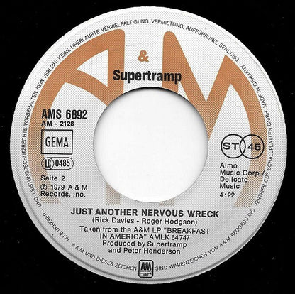 Supertramp : The Logical Song (7", Single)