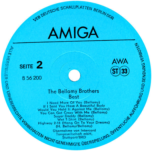 The Bellamy Brothers* : Best (LP, Comp, RE)