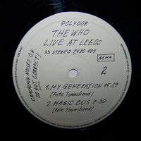 The Who : Live At Leeds (LP, Album, RE)