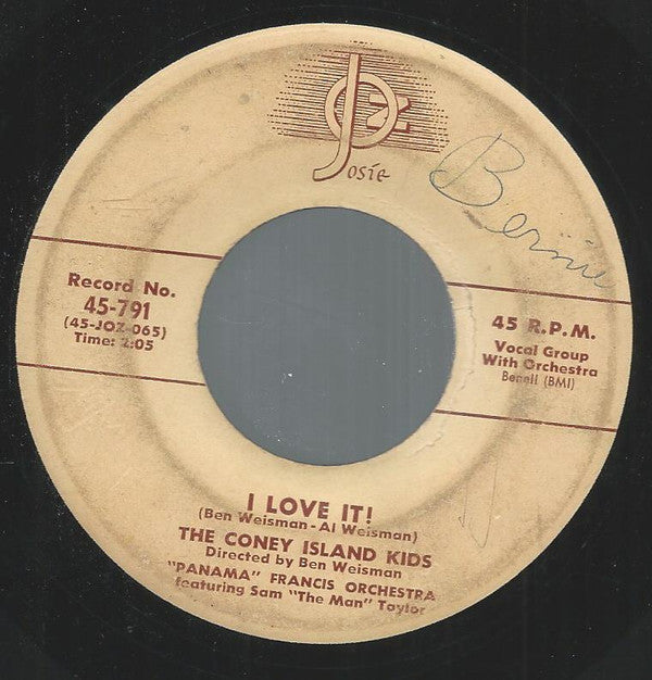 The Coney Island Kids, "Panama" Francis Orchestra* Featuring Sam "The Man" Taylor* : Red Light - Green Light (7", Single)