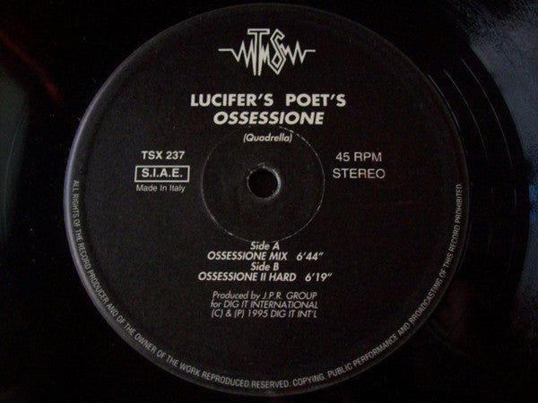 Lucifer's Poets : Ossessione (12")