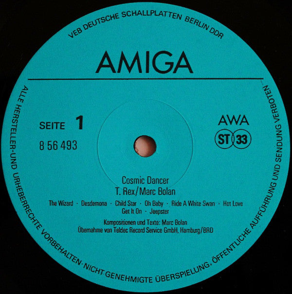 T. Rex / Marc Bolan : Cosmic Dancer (LP, Comp, RE)