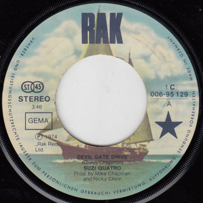 Suzi Quatro : Devil Gate Drive (7", Single)