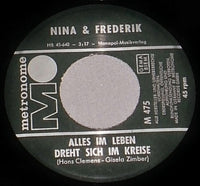 Nina & Frederik : Alles Im Leben Dreht Sich Im Kreise (7", Single)