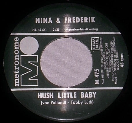 Nina & Frederik : Alles Im Leben Dreht Sich Im Kreise (7", Single)