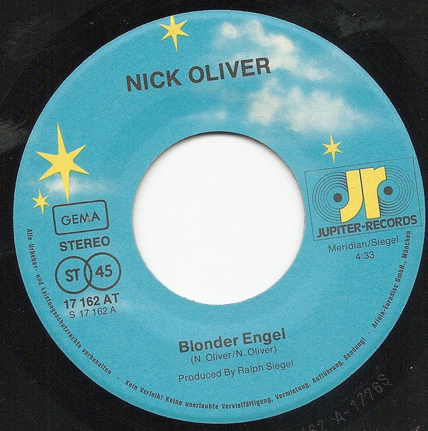 Nicky Oliver : Blonder Engel (7", Single)