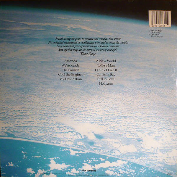 Boston : Third Stage (LP, Album, Gat)