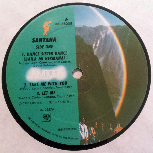 Santana : Amigos (LP, Album, Gat)