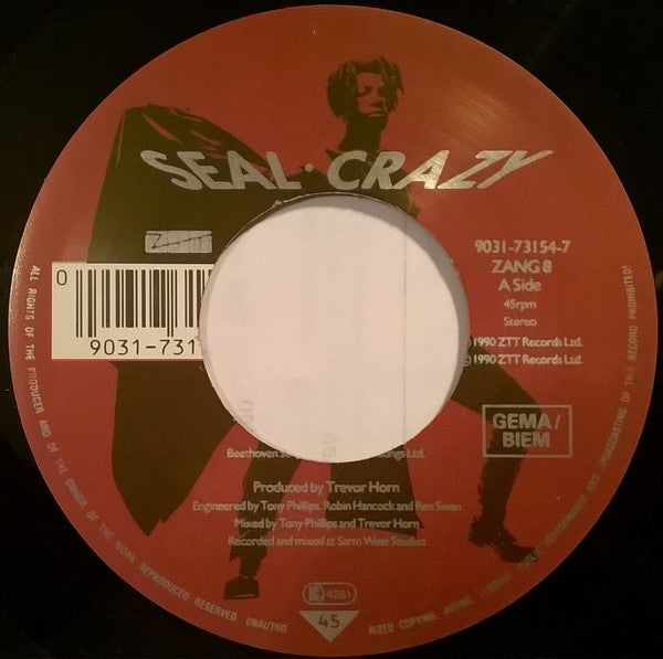Seal : Crazy (7", Single, Lar)