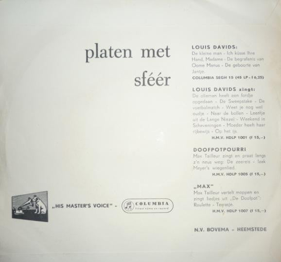 Various : Uit De Oude Draaidoos (7", EP)