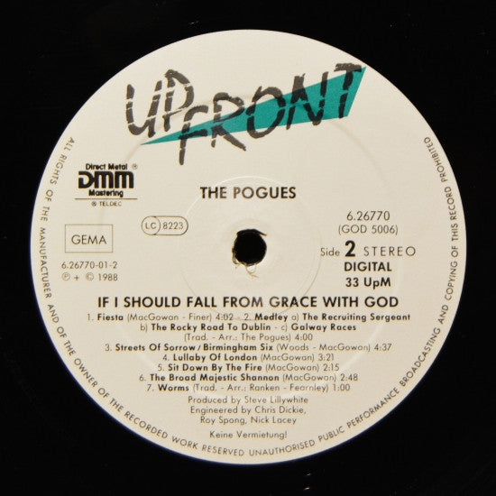 The Pogues : If I Should Fall From Grace With God (LP, Album)