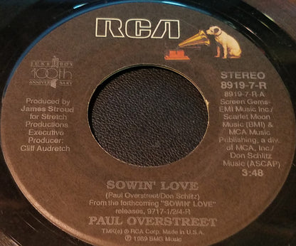 Paul Overstreet : Sowin' Love / Love Helps Those (7")