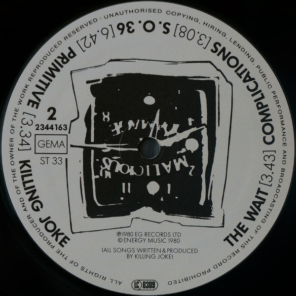 Killing Joke : Killing Joke (LP, Album, Gat)