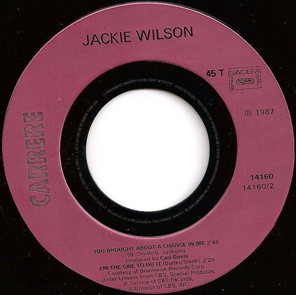 Jackie Wilson : Reet Petite (7", Single)