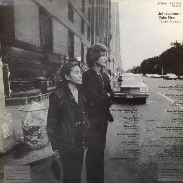 John Lennon & Yoko Ono : Double Fantasy (LP, Album, Blu)