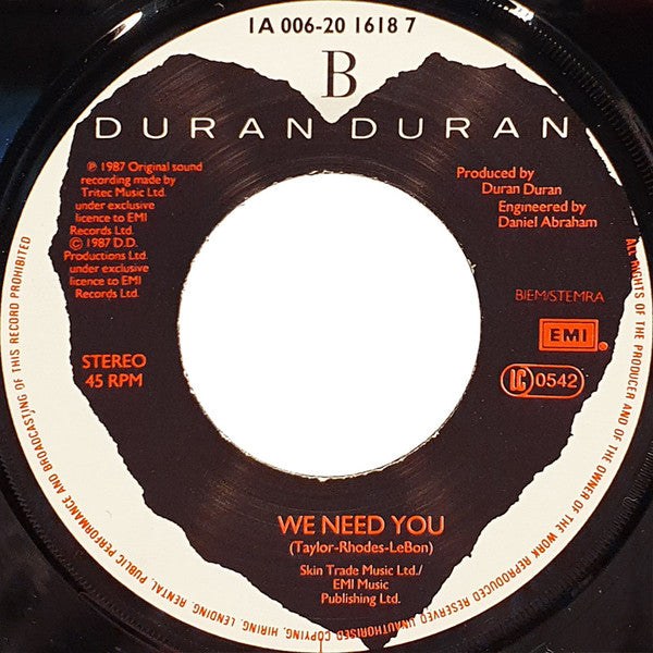 Duran Duran : Skin Trade (7", Single)