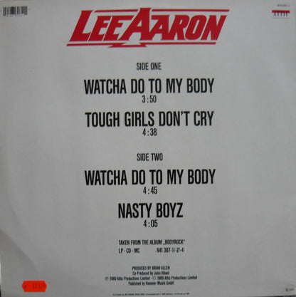 Lee Aaron : Watcha Do To My Body (12", Maxi)