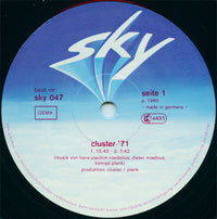 Cluster : Cluster '71 (LP, Album, RE)