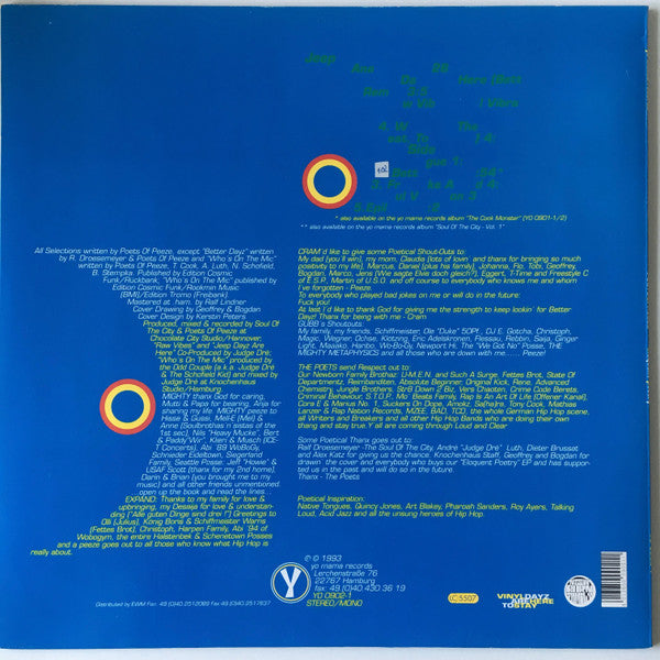 Poets Of Peeze : Eloquent Poetry (12", EP)