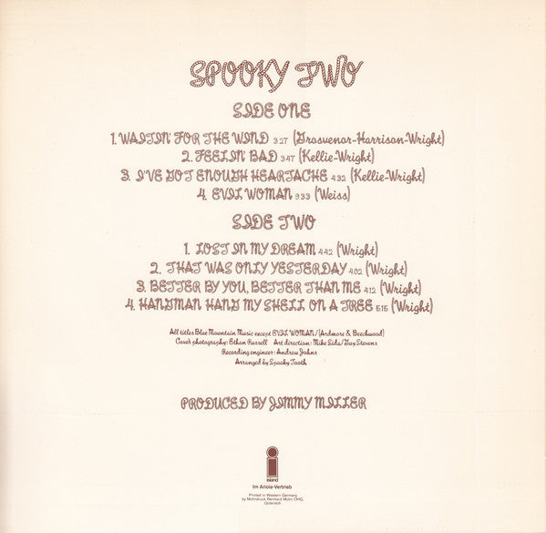 Spooky Tooth : Spooky Two (LP, Album)
