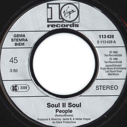 Soul II Soul : People (7", Single)