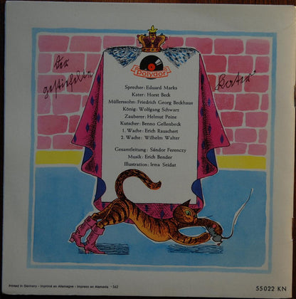 Gebrüder Grimm : Der Gestiefelte Kater (7", Mono)